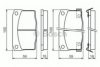 BOSCH 0 986 494 455 Brake Pad Set, disc brake